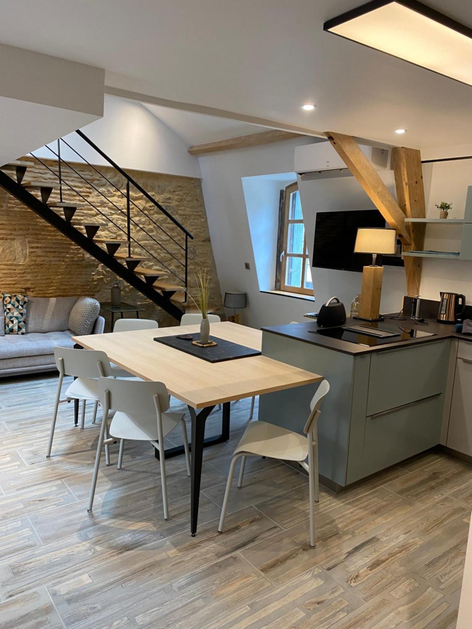 Appartement Avec Terrasse & Parking Sarlat Centre Exterior foto