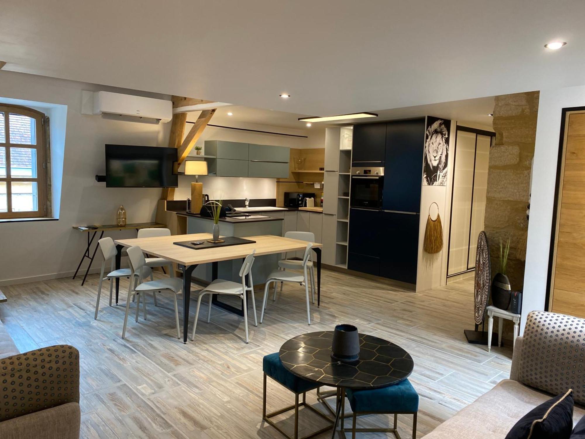 Appartement Avec Terrasse & Parking Sarlat Centre Exterior foto